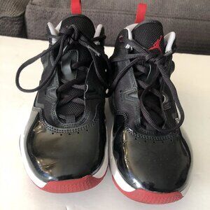 Nike Air Jordan Stay Loyal 3 GS Shoes Black Red Gray Sneakers FB9922-006 Kids 5Y